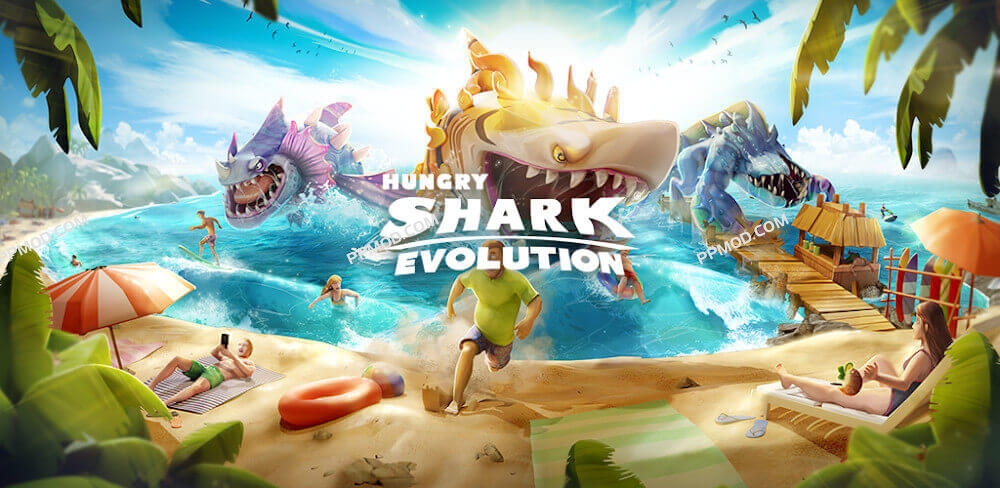 饥饿鲨：进化 Hungry Shark Evolution Ver.11.2.0 MOD APK【无限金币][无限钻石]-PPMOD