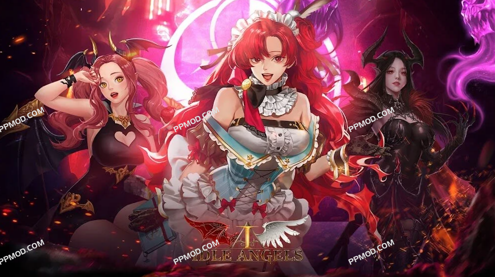 闲置天使 破解版 Idle Angels Ver.7.0.0.121402 MOD APK [伤害倍数][游戏速度][无限技能]-PPMOD