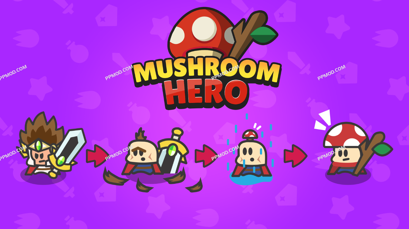 蘑菇传奇：放置英雄 破解版 Mushroom Legend: Idle Hero Ver.1.03.023 MOD APK[攻击倍数][防御倍数][上帝模式]-PPMOD