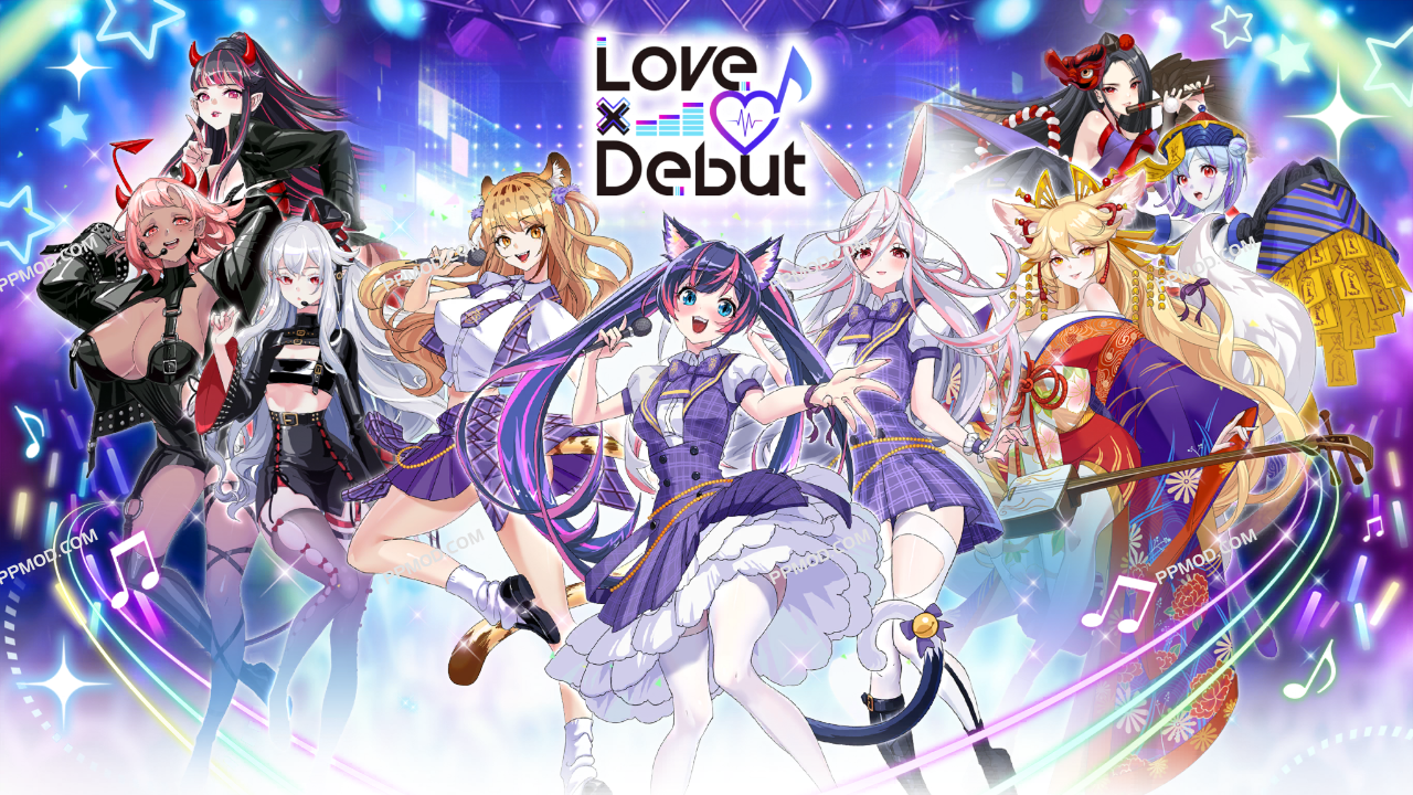 [18+]爱豆出道 破解版 Love X Debut Ver.1.4.004 MOD APK[超高伤害]-PPMOD