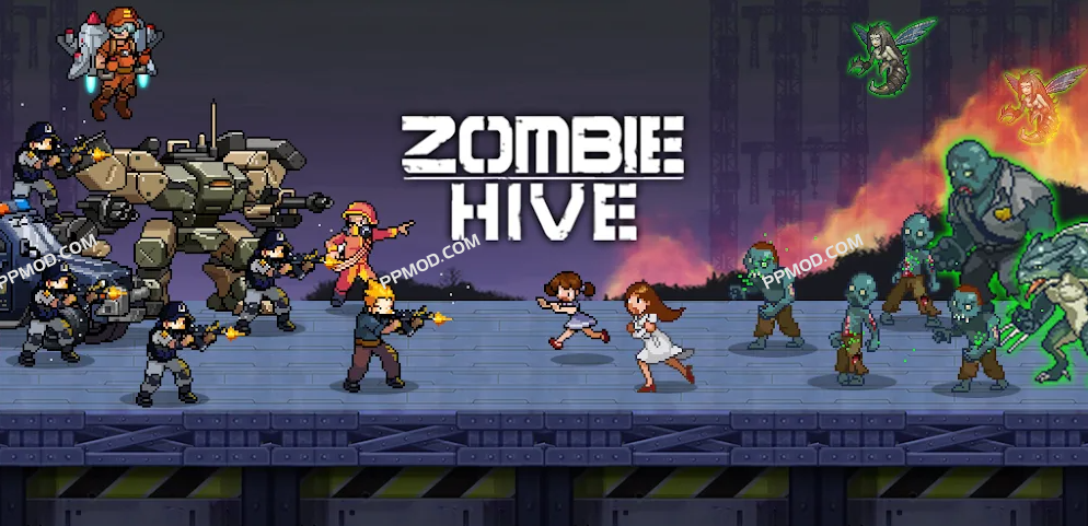 僵尸巢穴 破解版 Zombie Hive Ver.3.4.5 MOD APK[无限钻石][无限黄金]-PPMOD